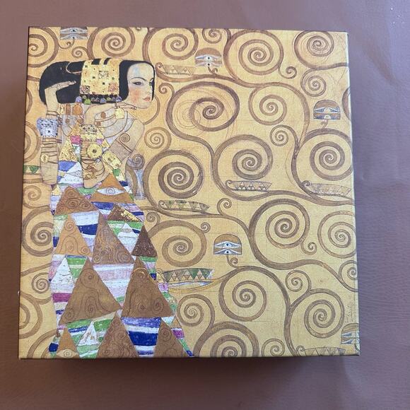 Galison Jigsaw Puzzle Expectation Gustav Klimt 500 Pieces 20" Square - Picture 1 of 3